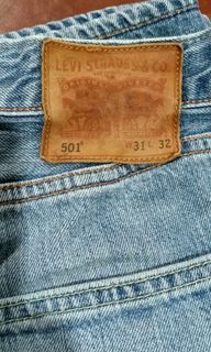 Levis 501 not Ukay
