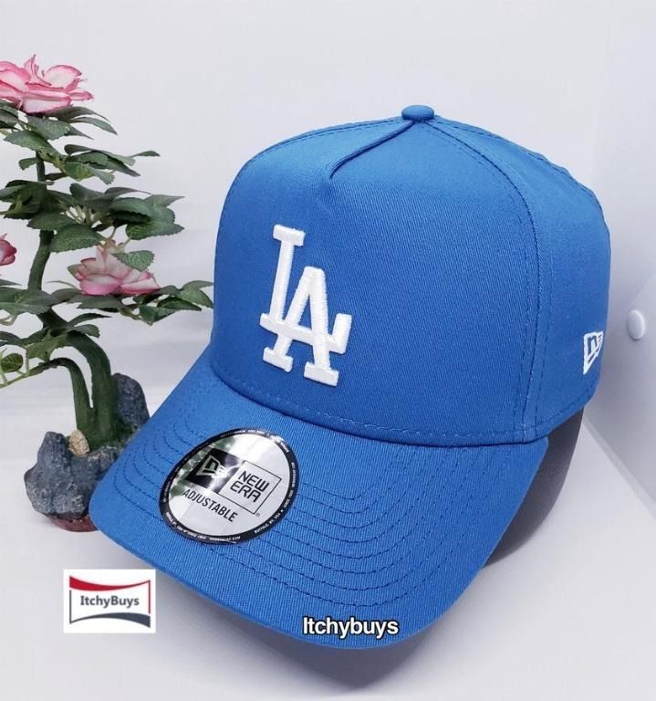 New Era 9FORTY A-Frame Los Angeles Dodgers Snapback Hat - Light Blue