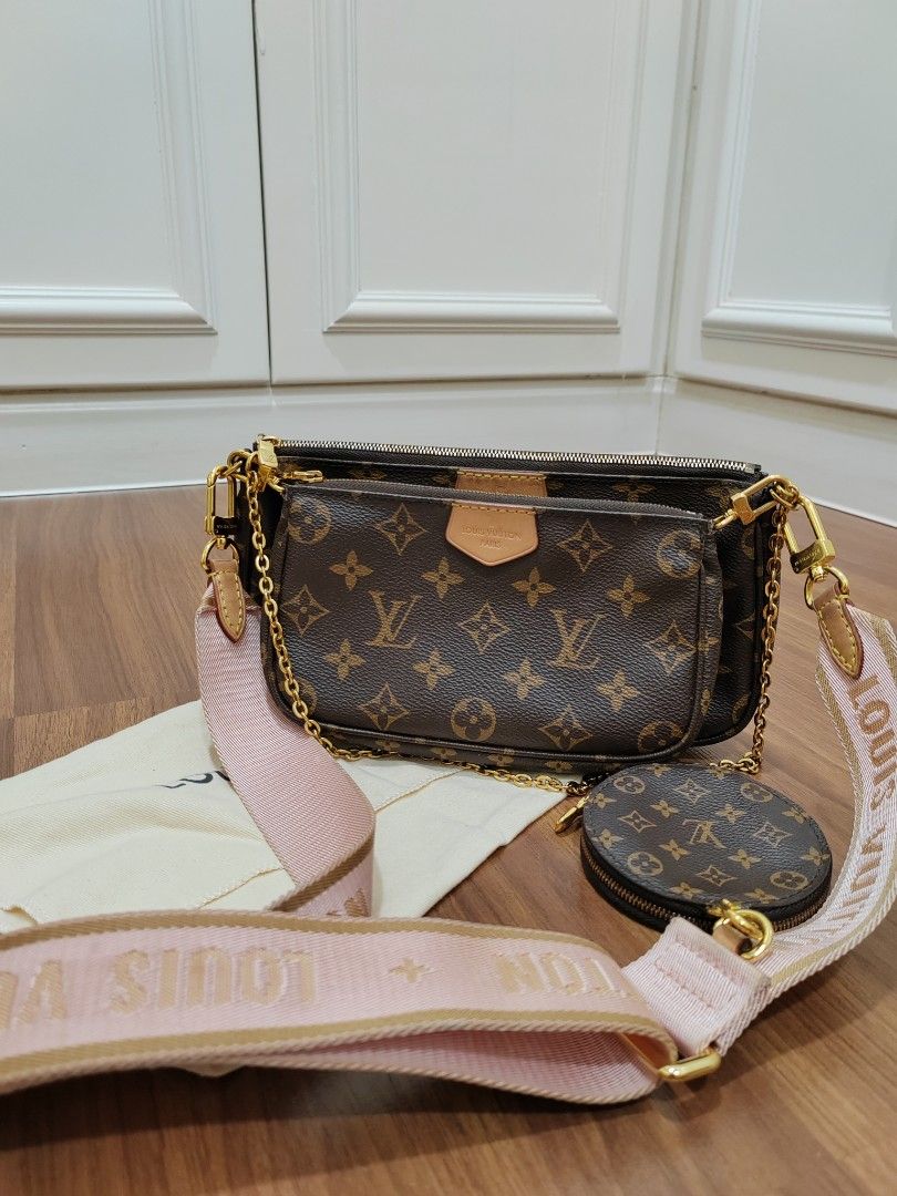 Louis Vuitton Multi Pochette Accessoires Monogram Rose  The Luxury Shopper
