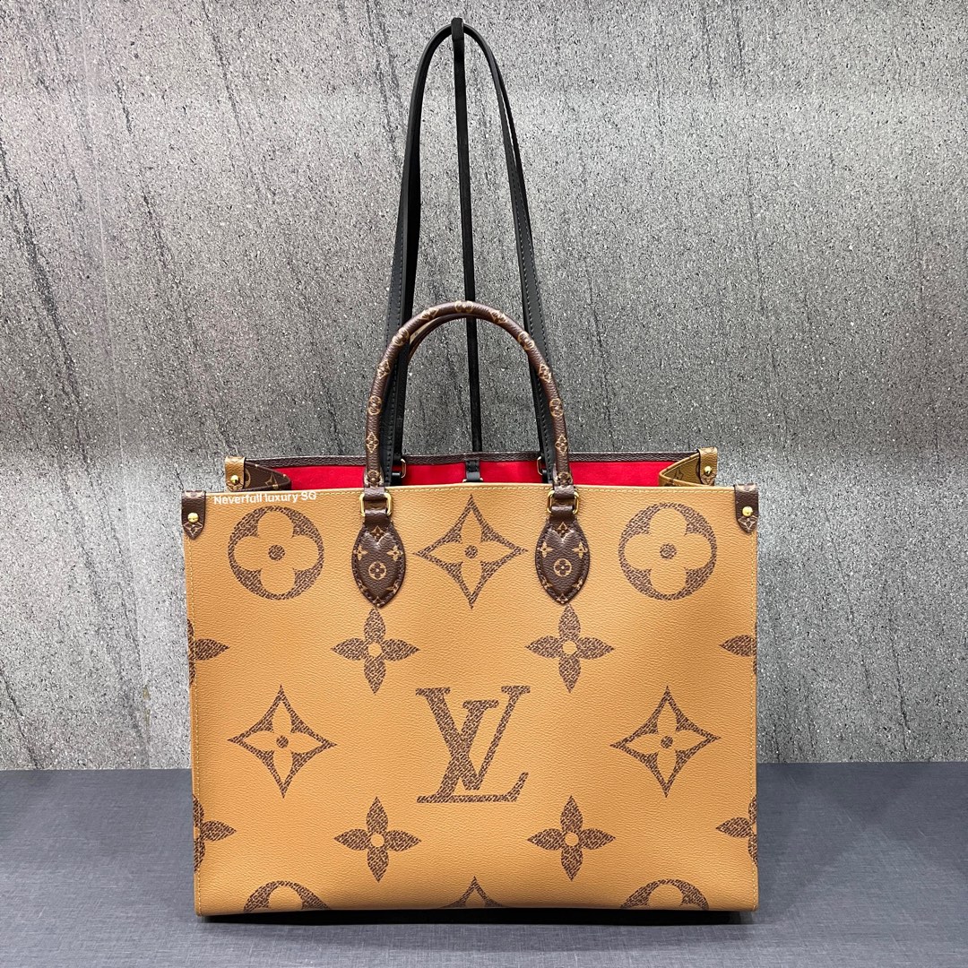 Louis Vuitton Reverse Monogram Canvas On The Go GM. Microchip. Made in  Italy. With receipt & certificate of authenticity from ENTRUPY ❤️