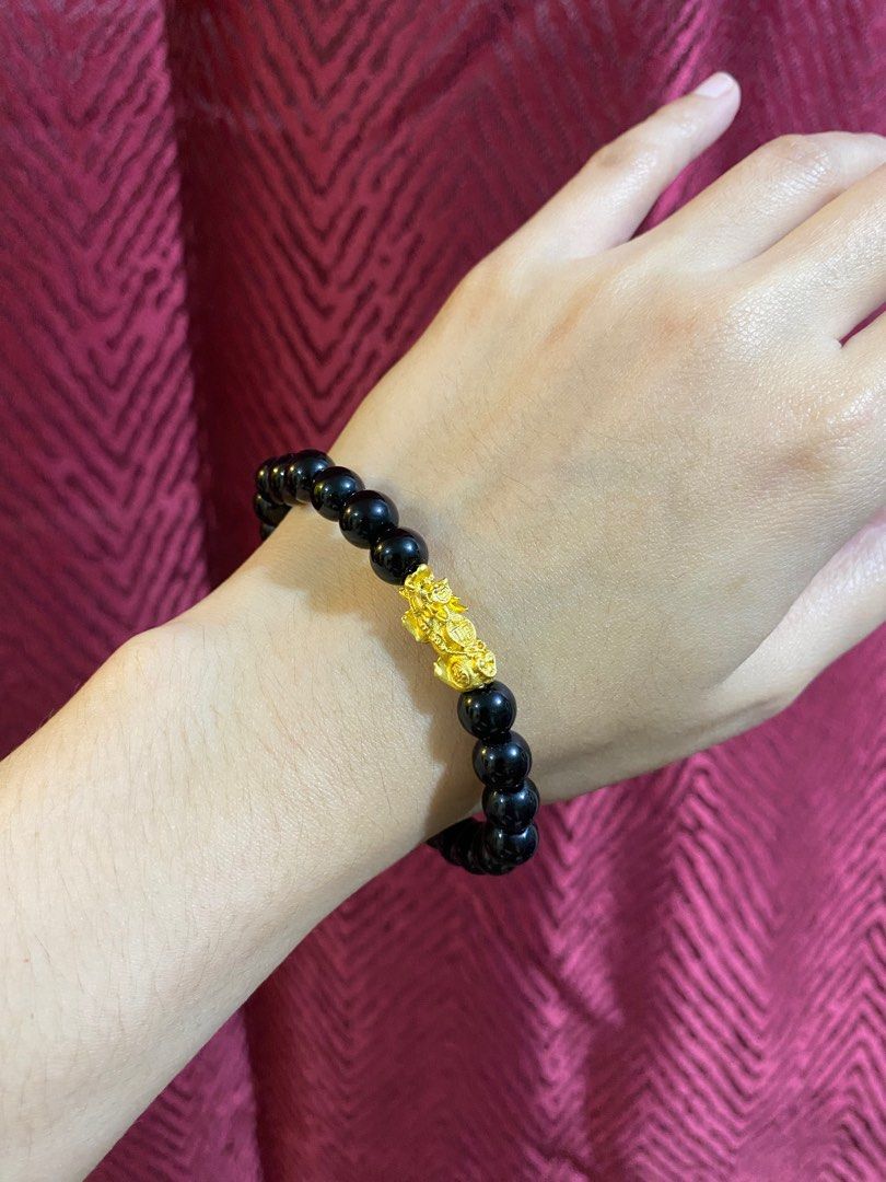 Black obsidian hotsell pi yao bracelet