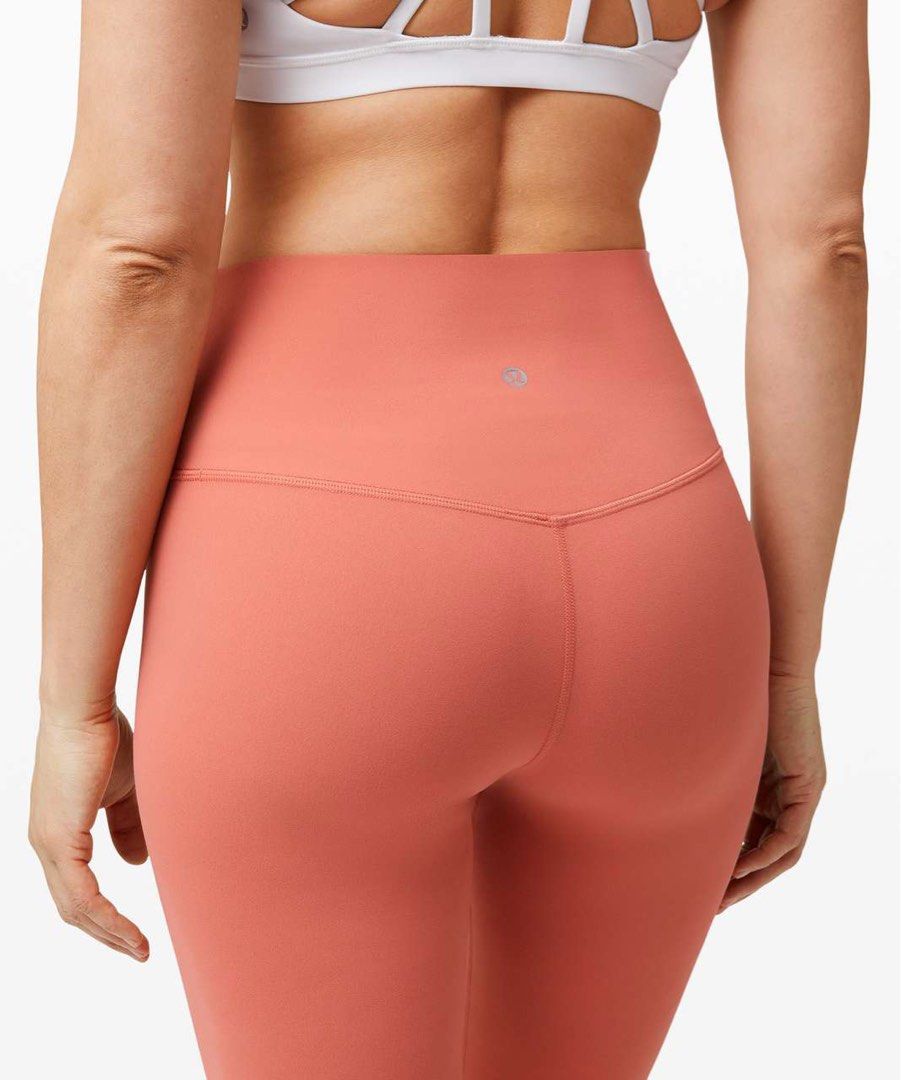 Coral shop lululemon leggings
