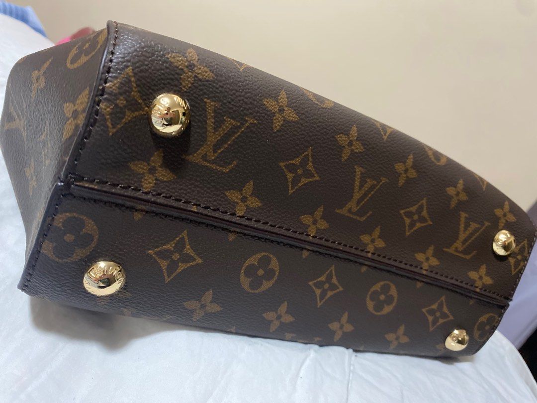 LV cluny with pink strap monogram, Women's Fashion, Bags & Wallets,  Cross-body Bags on Carousell