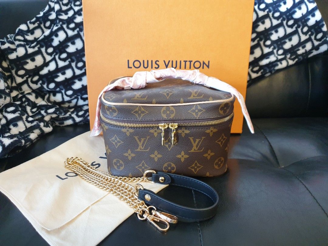 LV Louis Vuitton Nice Mini Toiletry Pouch Bag, Luxury, Bags