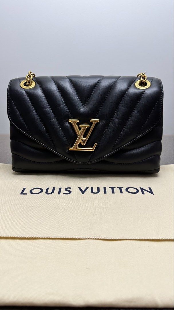 LOUIS VUITTON UNBOXING: LV NEW WAVE CHAIN BAG MM IN BLACK / FIRST  IMPRESSIONS 