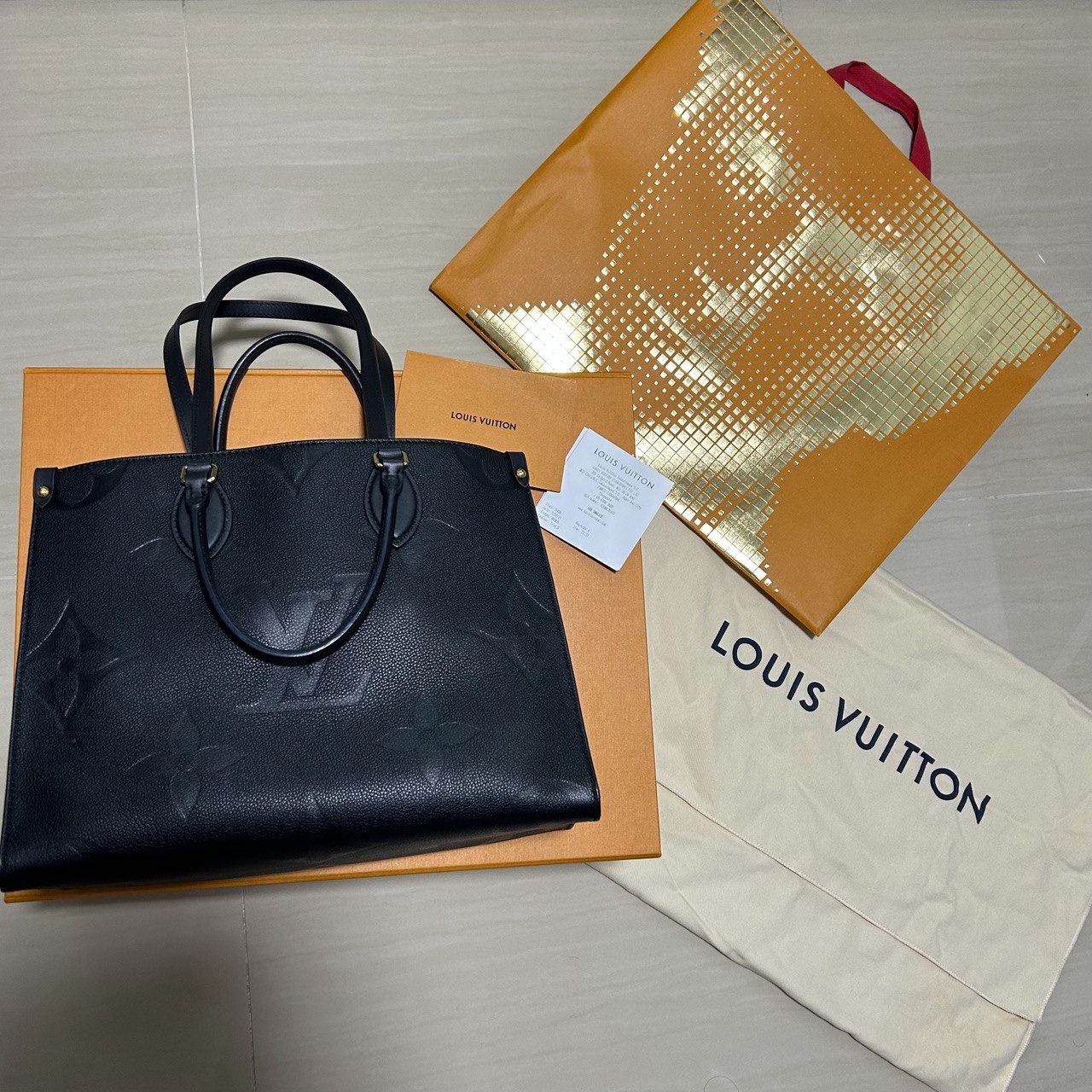 OnTheGo MM Bicolor Monogram Empreinte Leather - Women - Handbags