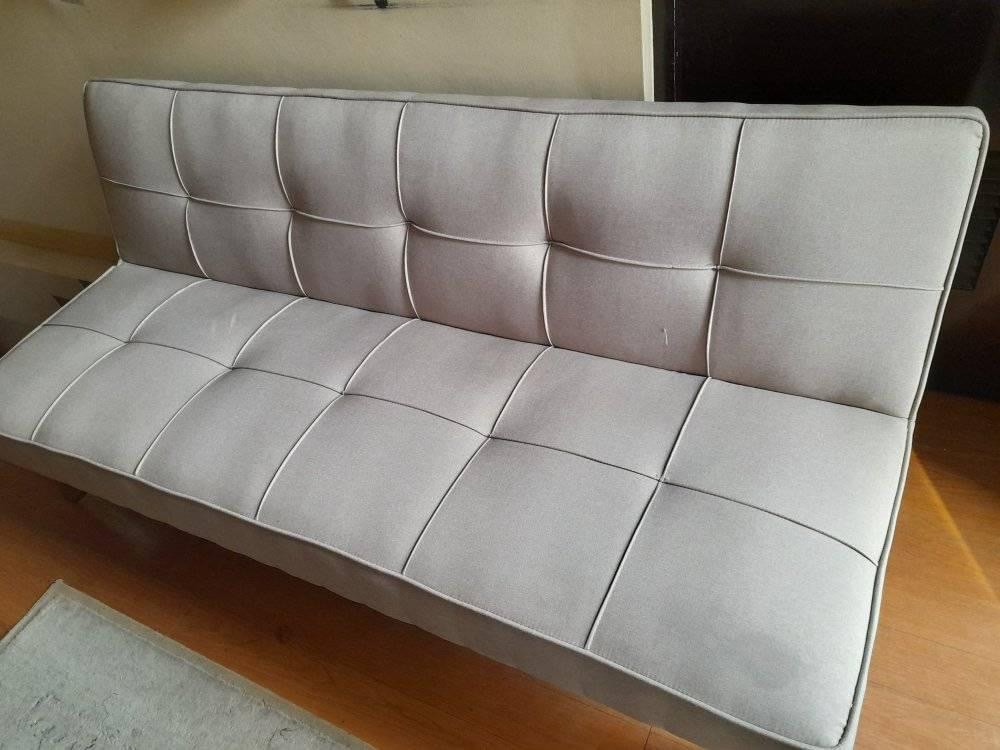 Mandaue Foam Brighton Sofa Bed Beige on Carousell