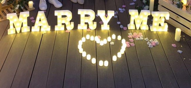 Marry me lights