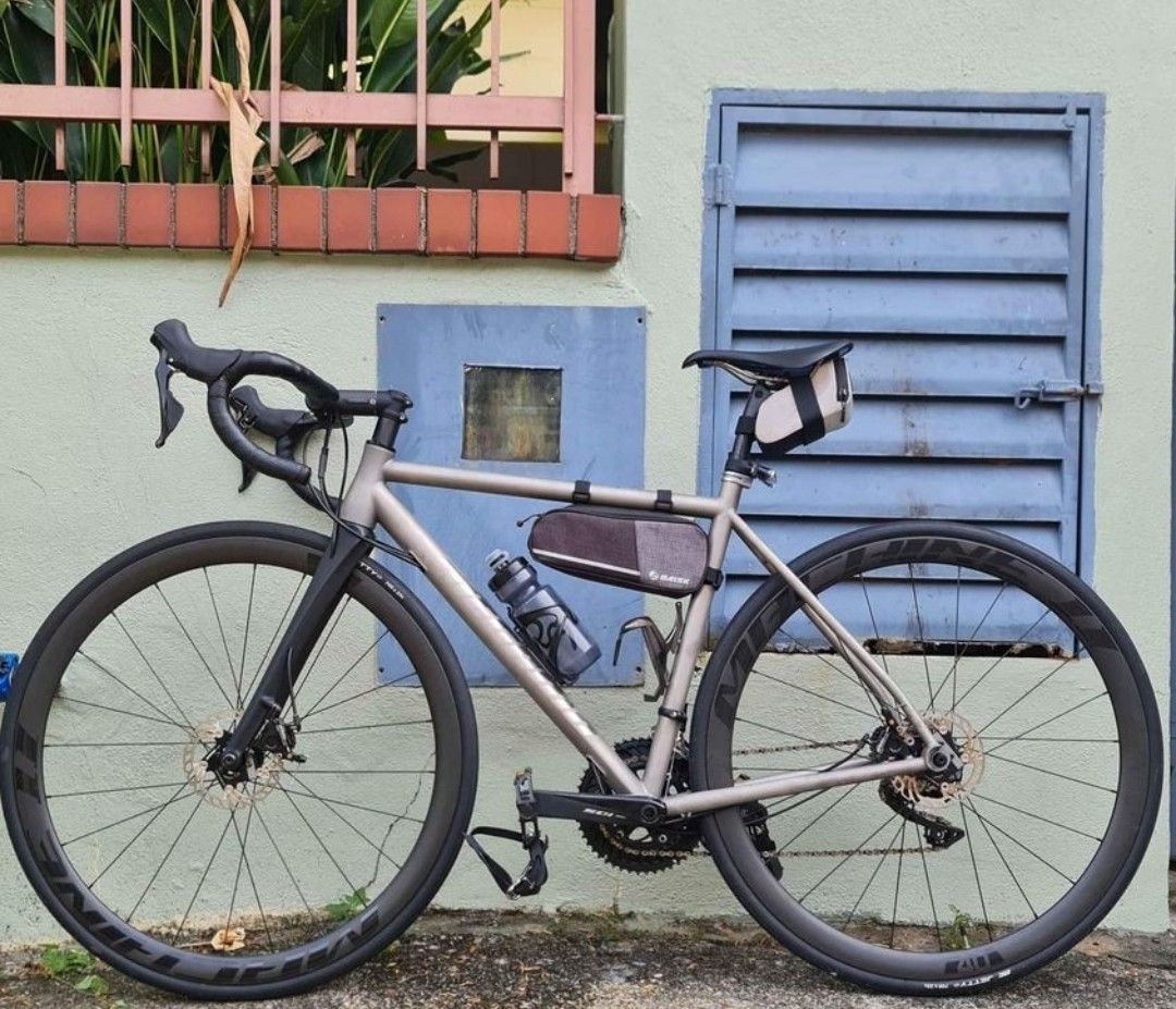 Megamo titanium clearance road bike