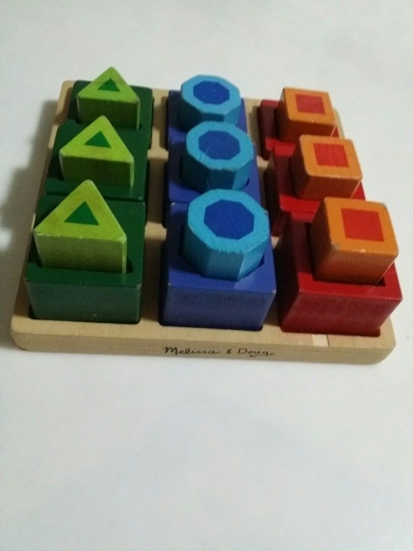 Melissa & doug shape sequence sorting set hot sale