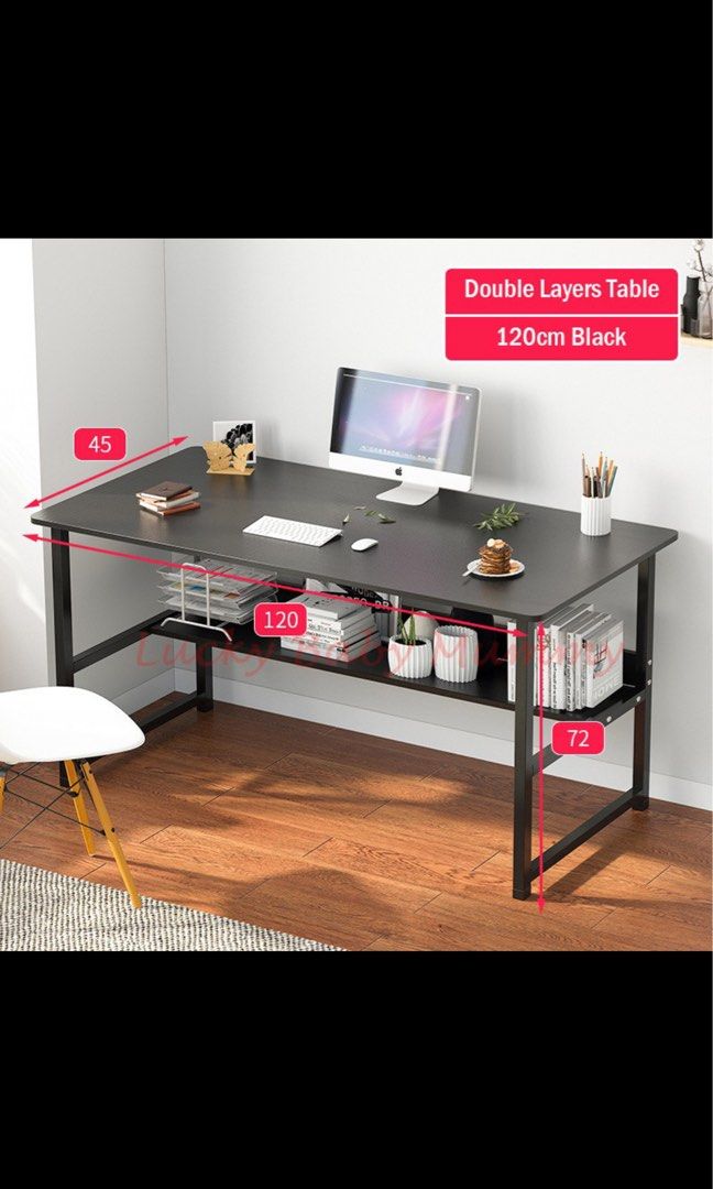 Modern Study Computer Table / Office Desk, Furniture & Home Living