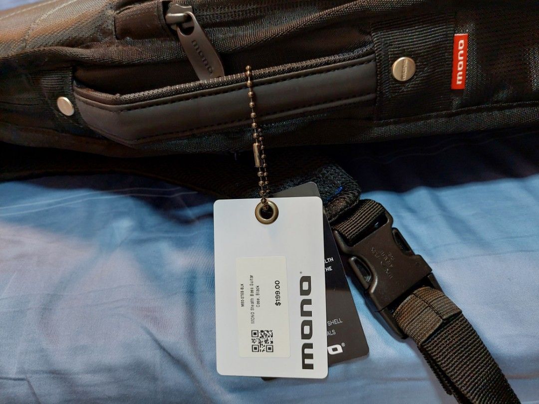 Mono Stealth Bass Guitar Case, Black, Hobbies & Toys, Music & Media