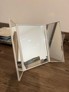 Muji Styrene Folding Three Panel Mirror
