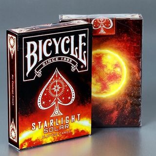 Murphy's Magic - Bicycle StarLight Solar Limited V2, USPCC 2021, Collectable Playing Cards, limited edition of 2303, planets, astronomers, Astronomy, Science, cosmos, stargazing, stars, galaxy. Cardistry, Cardists. Brand new, sealed with cellophane, MM