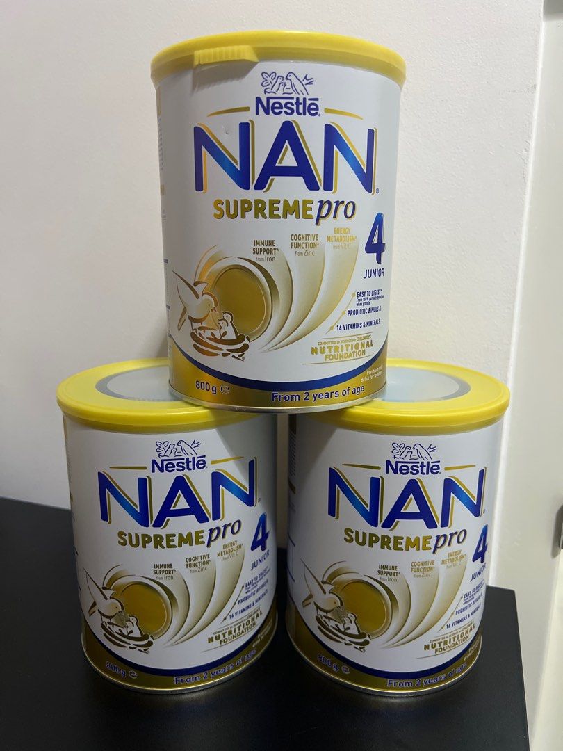 Nestle Nan SupremePro 4 (800g), Babies & Kids, Nursing & Feeding ...