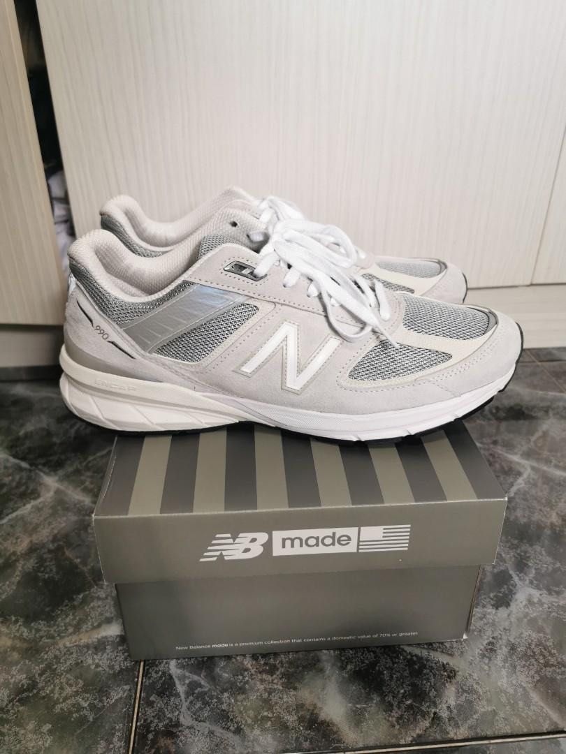 New Balance 990v5 Cloud White, Men's Fashion, Footwear, Sneakers on