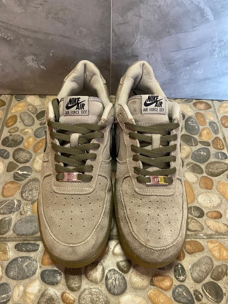 reigning champ x nike air force 1 low grey suede