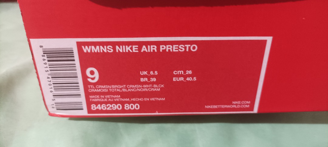 jual nike air presto original
