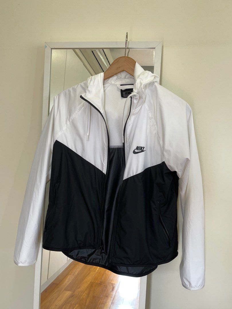 White and black windbreaker Clearance