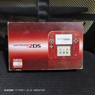 Nintendo 2DS Crystal Red complete