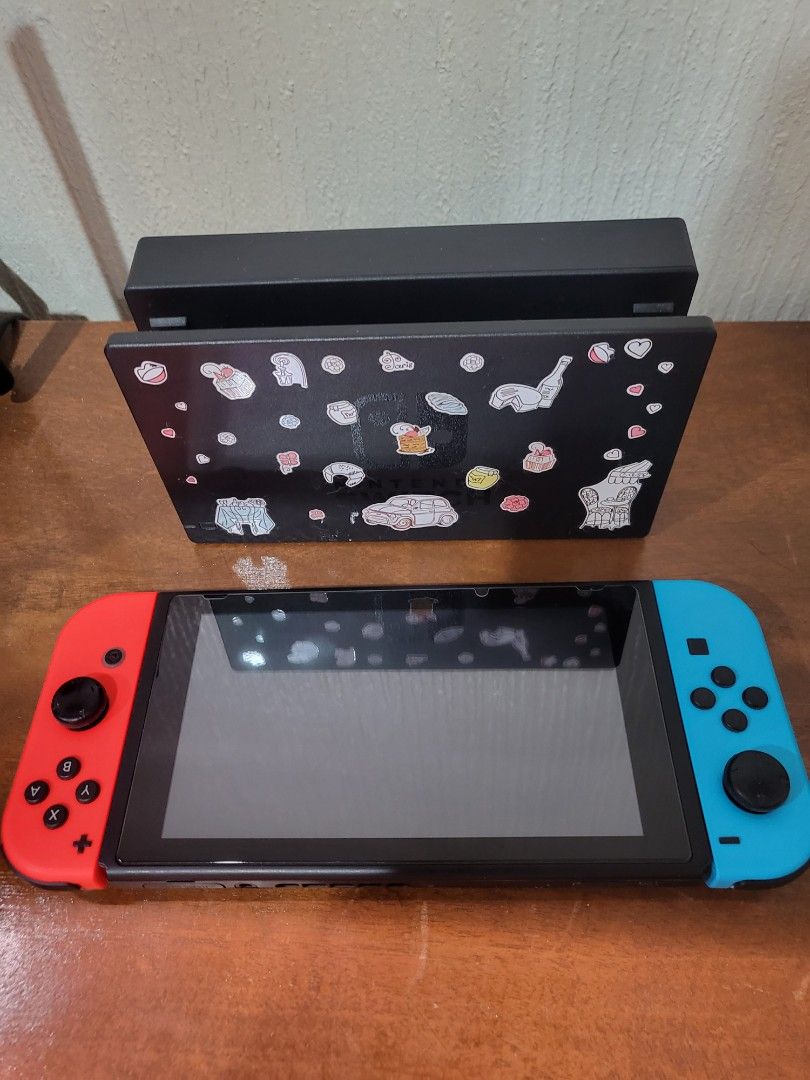 Nintendo Swith v2 with controller, games Animal Crossing, Dead by Daylight on Carousell