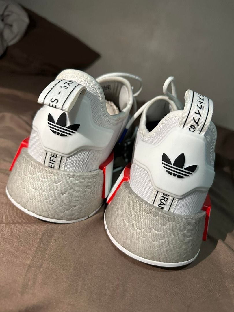 NMD R1 SHOES Cloud White Cloud White Grey One Men s Fashion