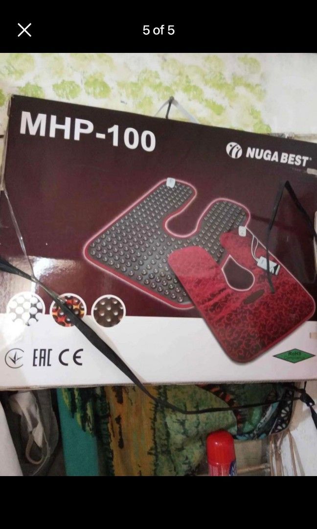 NUGA BEST HEATING PAD MASSAGE, Health & Nutrition, Massage Devices on