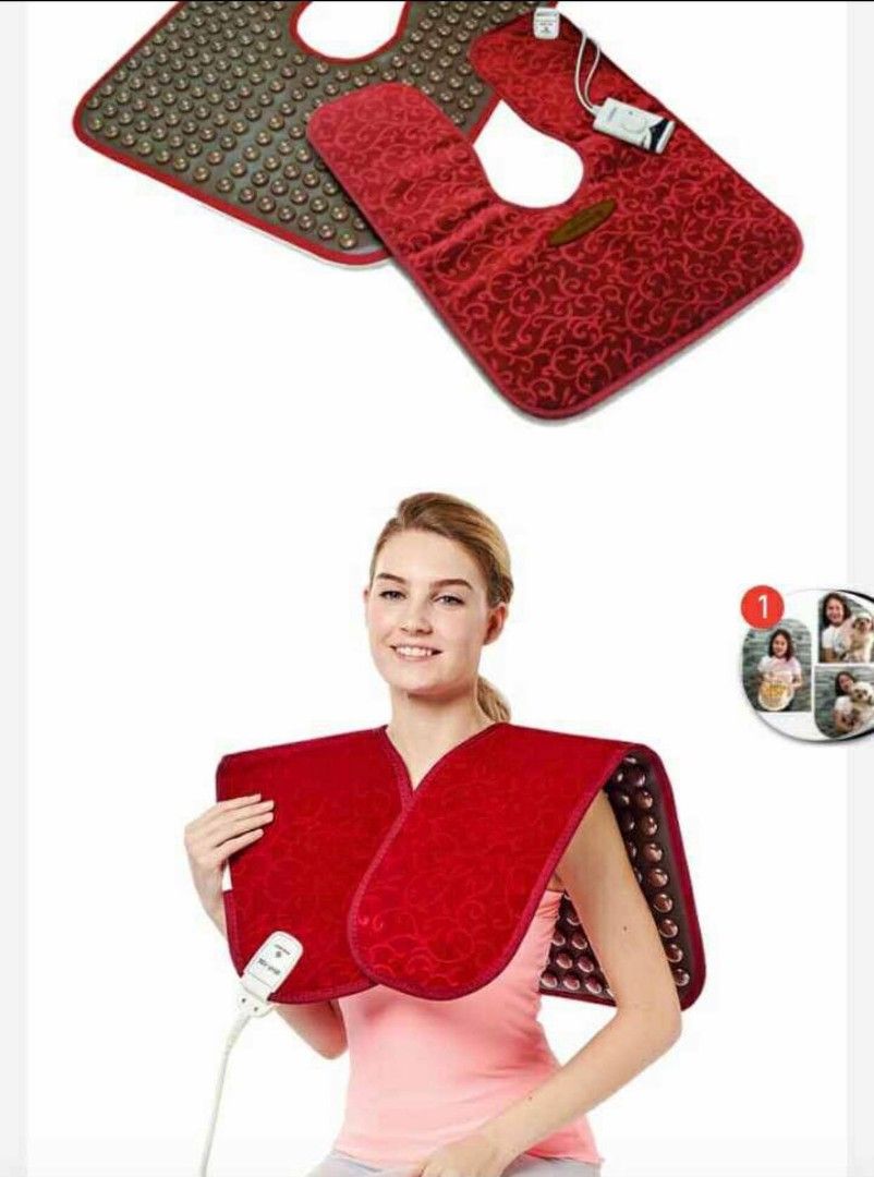 NUGA BEST HEATING PAD MASSAGE, Health & Nutrition, Massage Devices on