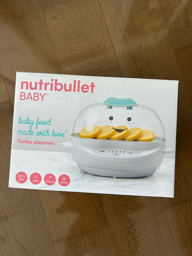 Nutribullet Baby Turbo Steamer, Babies & Kids, Nursing & Feeding