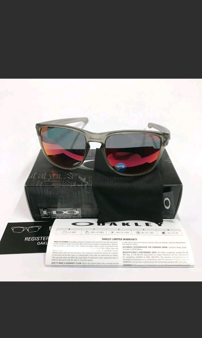Oakley Sunglasses * Sliver R 9342-03 Matte Grey Ink Torch Iridium  Polarized, Men's Fashion, Watches & Accessories, Sunglasses & Eyewear on  Carousell