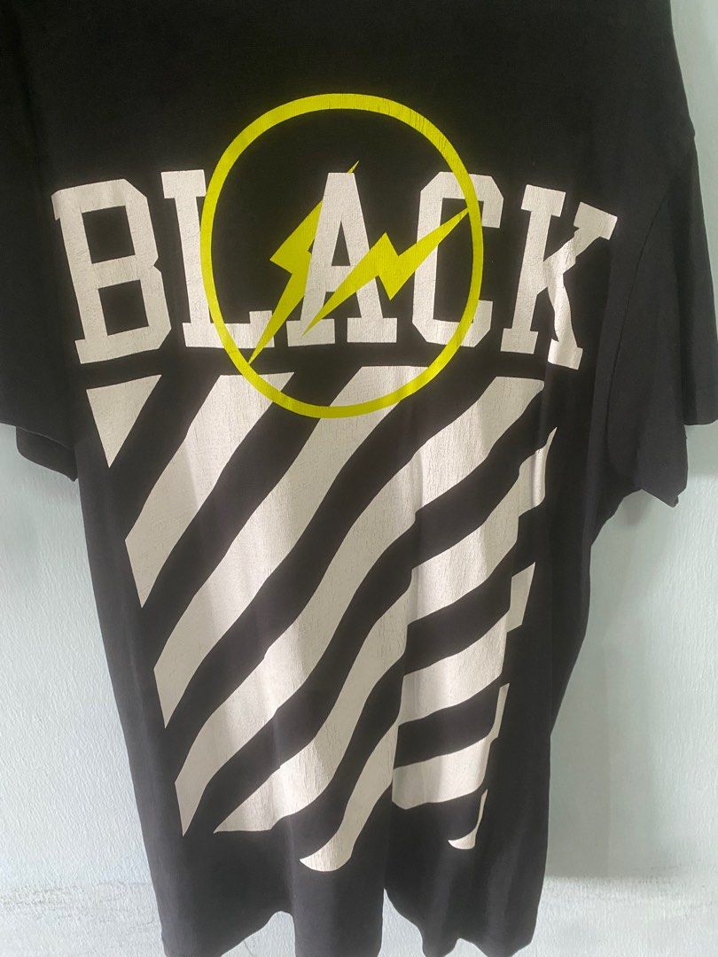 Off white sales x fragment tee