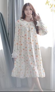 Orange rose sleepwear daster by kyeopta (now kkoch) real pict di slide ke 4-8