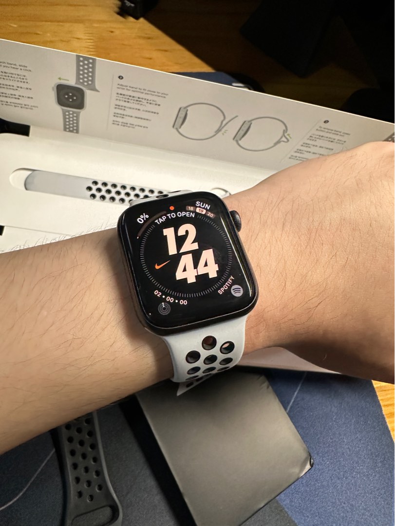 Original Apple Watch White Nike Band Strap 44mm and 45mm Mobile