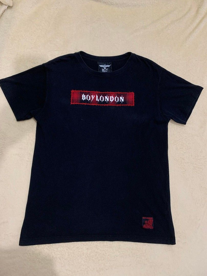 Original Boy London Black Shirt, Men's Fashion, Tops & Sets, Tshirts