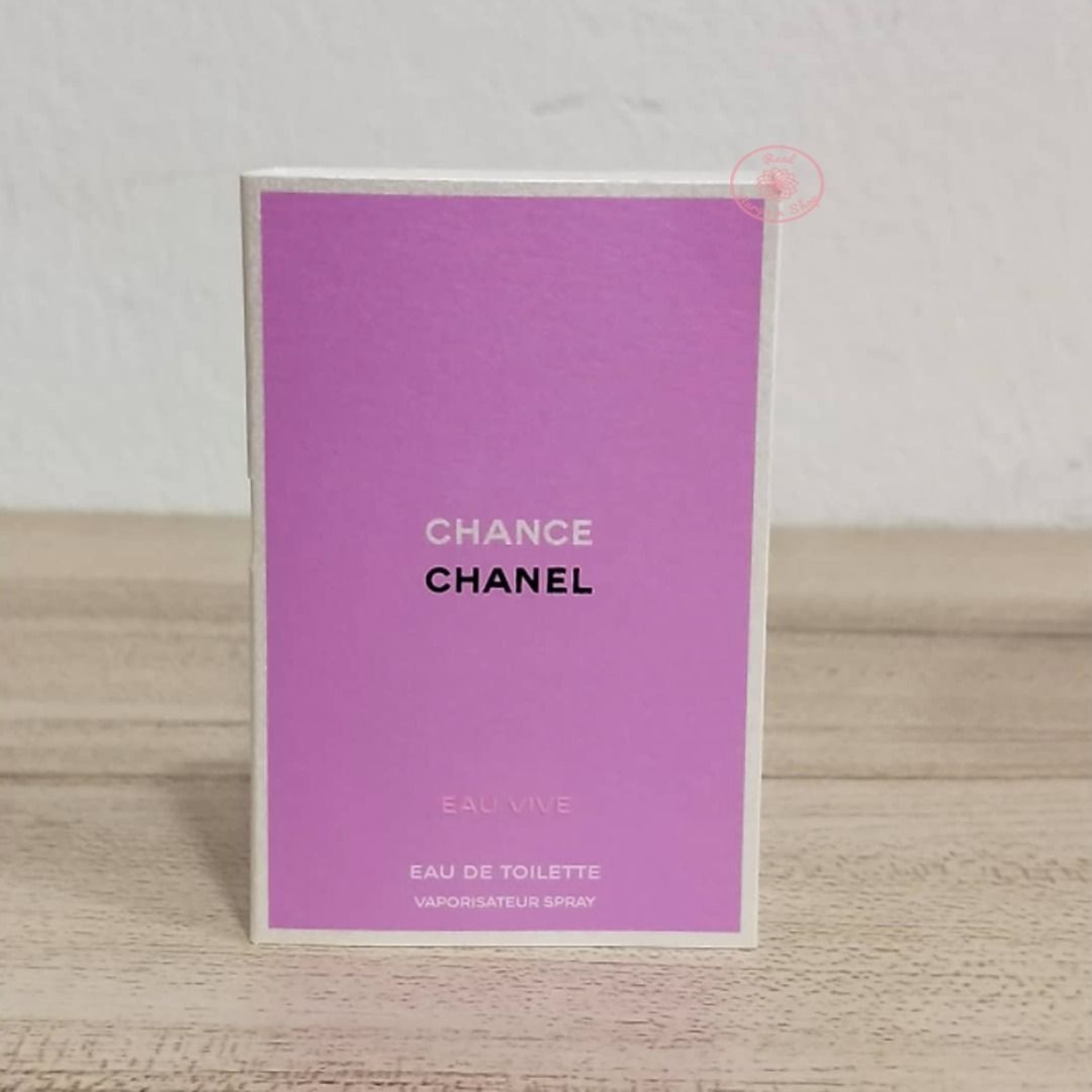 [Original] CHANCE CHANEL Eau Vive Eau De Toilette 1.5ml [Vial], Beauty