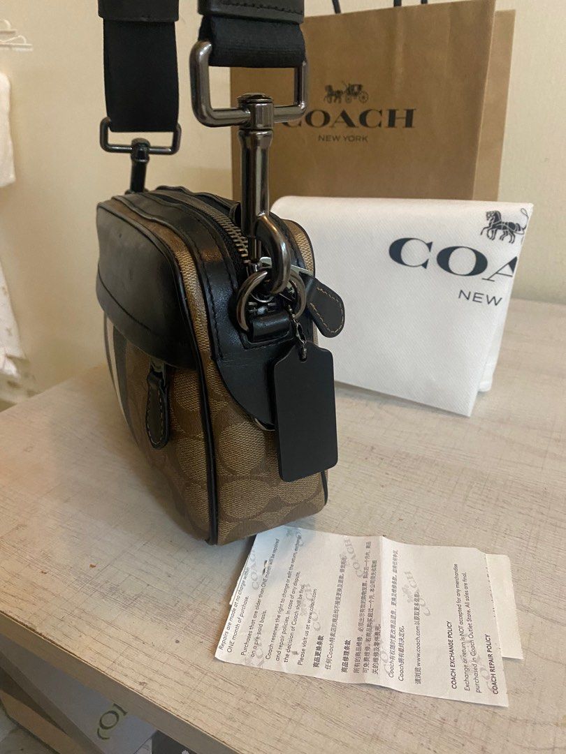 ORIGINAL) coach cross bag (Used), Men's Fashion, Bags, Sling Bags on  Carousell