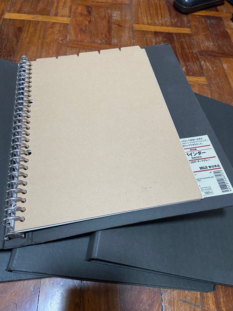 Original Muji B5 Binder (26 rings) on Carousell