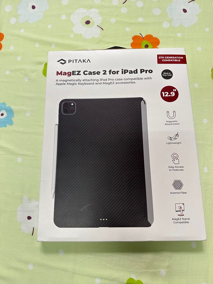 PITAKA MagEZ Case 2 for iPad Pro 12.9inch, 手提電話, 電話及其他