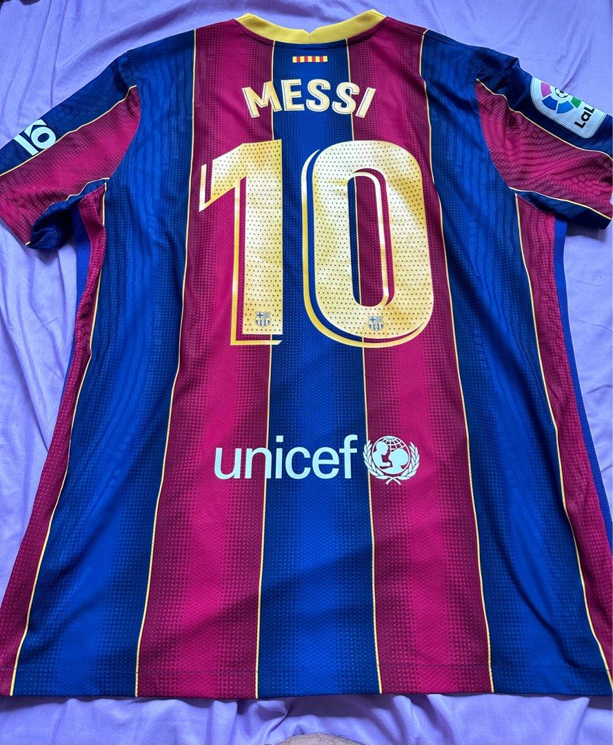 Maillot PSG Domicile 2020-2021 – Nike – Rose – Taille M – Neymar Jr & Messi Nameset – Brésil