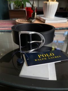 Polo Ralph Lauren Black Leather Belt