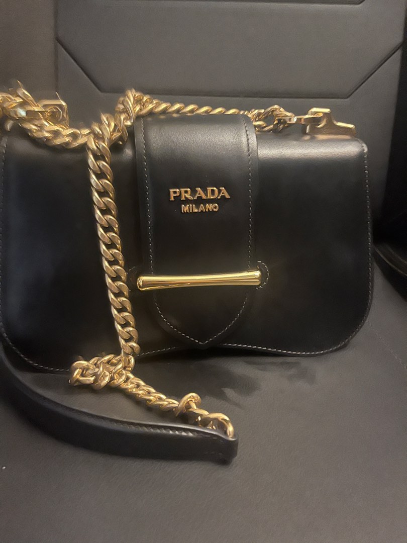 Prada Sidonie Saffiano Leather Bag Luxury Bags Wallets on