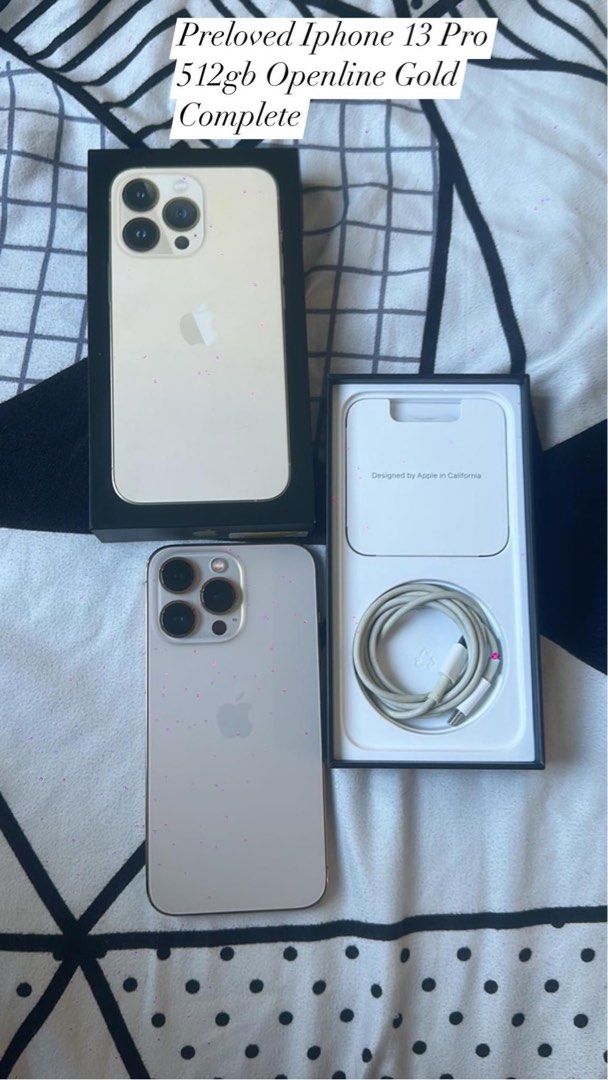 Preloved Iphone 13 Pro 512gb (Category: iPhone 13 Series) located in Quezon City. Submitted by madamsgadgetsshop (Listing ID 1221853502, Image 1). Description: Preloved No issue Complete .