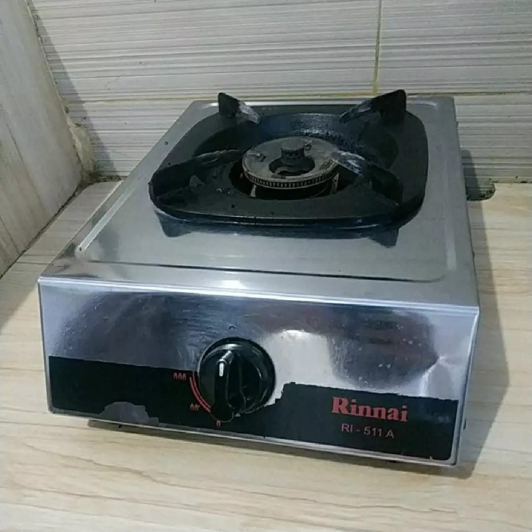 preloved kompor rinnai RI-511A api lilin 1 tungku - FREE selang dan  adaptor, Kitchen u0026 Appliances di Carousell