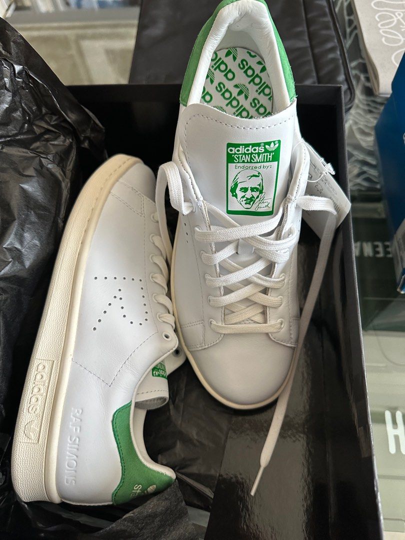 Raf simons x store adidas stan smith white