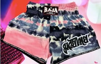 Raja Muay Thai Shorts Kick Boxing Shorts Tie Dye Fabric Brand New 2023 Designs Size S,M,L,XL,XXL