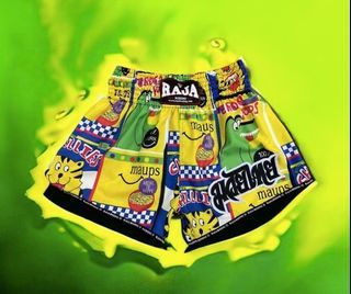 Raja New 2023 Designs Muay Thai Shorts Kickboxing Shorts Size S , M , L , XL Free Delivery Premium Special
