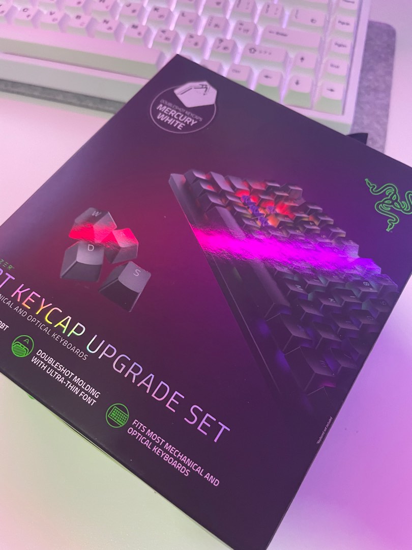 Razer PBT Keycap Upgrade Set (Mercury), Computers & Tech, Parts ...