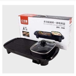 rectangular hot pot and grill pan