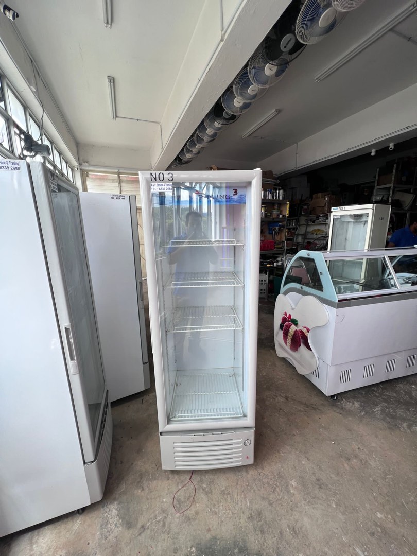 Glass door chiller & chest freezer for rental., TV & Home Appliances, Kitchen Appliances