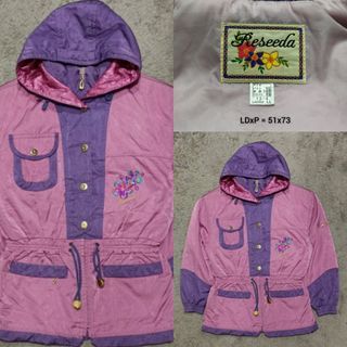 Reseeda / jaket snowboard / snowboard jacket / jaket motor / jaket pink / pink jacket / jaket outdoor / jaket two tone / jaket color block / clorblock / colorblock jacket / vintage jacket / jaket vintage